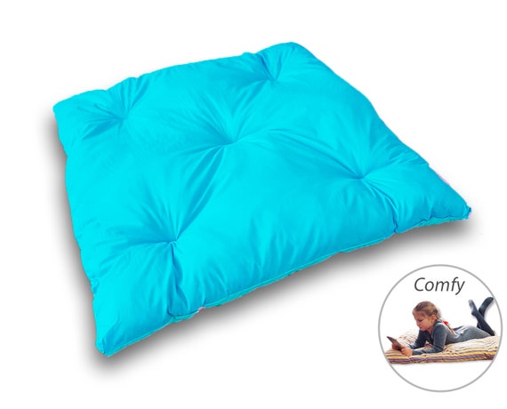 Floor Cushion 40 X 40 Square Solid Colours Mat Soft Floor Pillow Seating Reading Kids Play Mat for Teepee Tent Playhouse Etsy