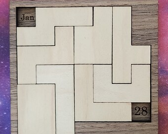 A puzzle a day wooden calendar - Mini