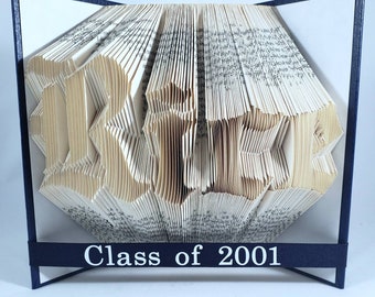 Folded Book Art: Rice university