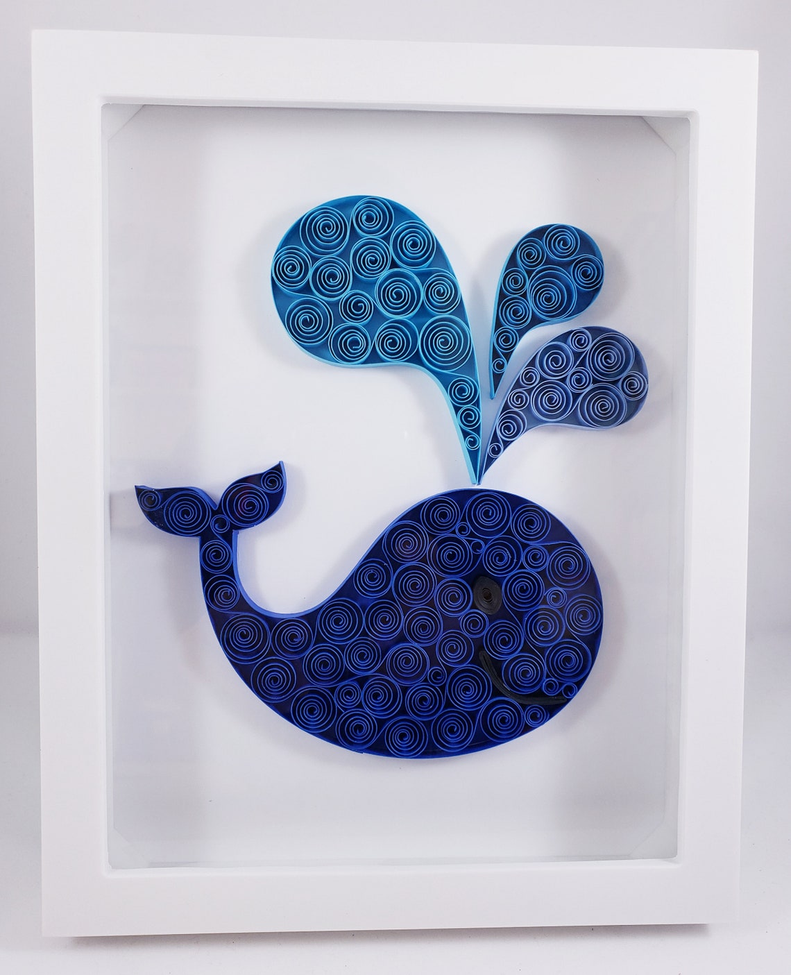 Quilled Paper Art Whale Etsy