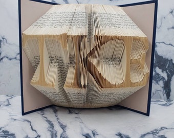 Folded Book Art: Theta Kappa Epsilon