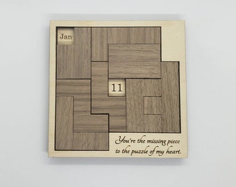 A puzzle a day wooden calendar - Mini