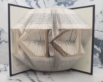 Folded Book Art: Kappa Kappa Gamma