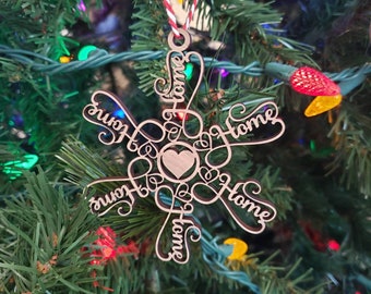 Home Flakes Ornament
