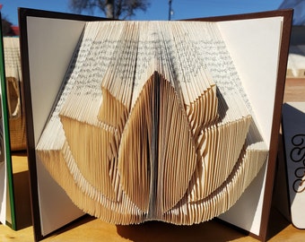 Folded Book Art: Lotus