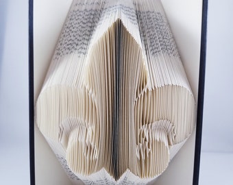 Folded Book Art: New Orleans Saints