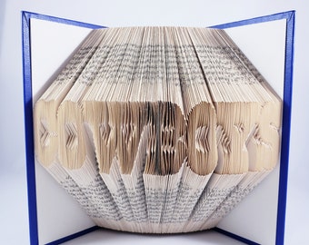 Folded Book Art: Dallas Cowboys