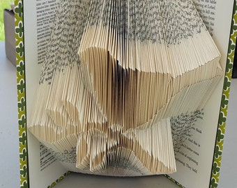 Folded Book Art: "Dove in Yonder"