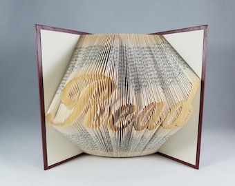 Folded Book Art: "Read"