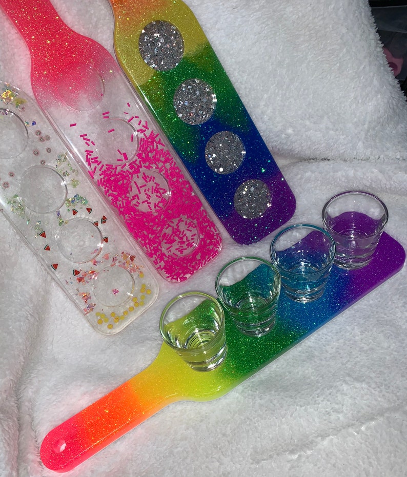 Shot Flight Paddle Shotski Flight Bar Accessories Gift for Him Gift for