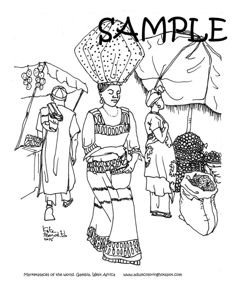 Adult Coloring Books Farmers Markets - Etsy