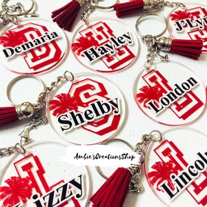 YALLNASL Pin Me Ribbon For Cheer Bag Backpack Cheer Keychain For Women