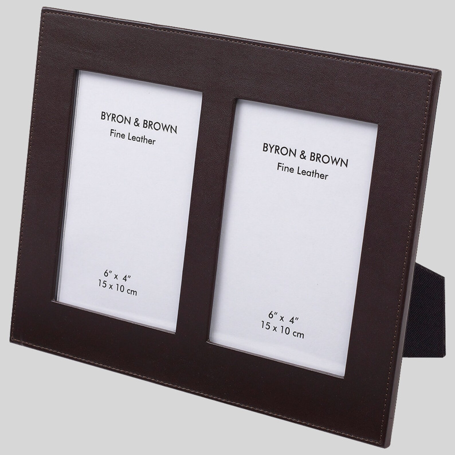 Multi Aperture Double 6x4 Leather Photo Frame Etsy