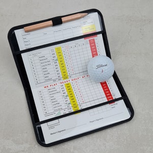 Personalised Golf Scorecard Holder