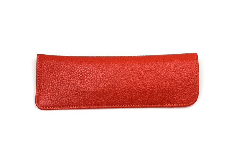 Personalised Slim Leather Glasses Case Etsy