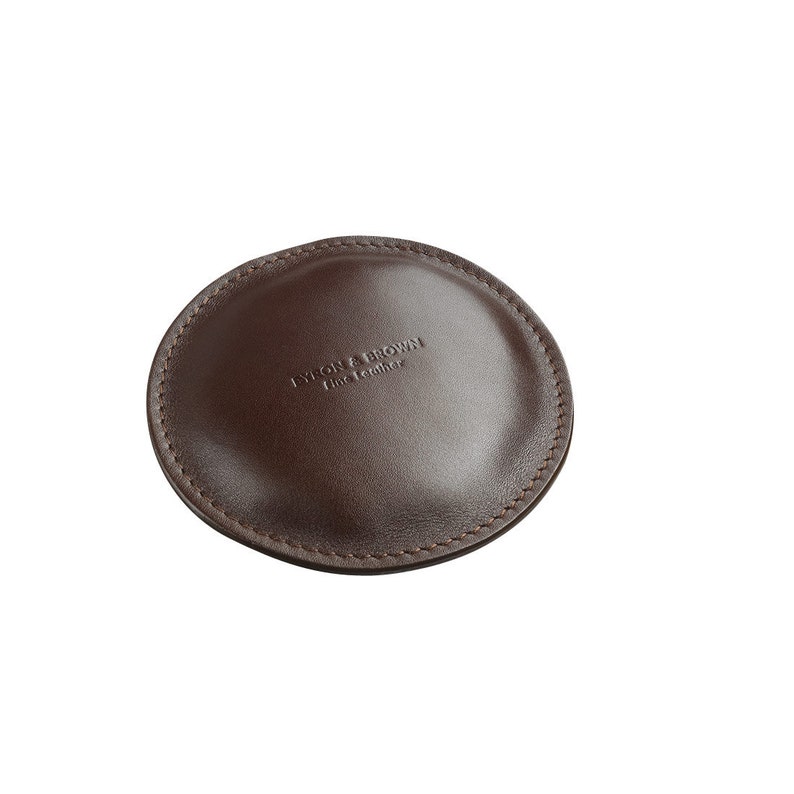 Round Leather Paperweight Etsy