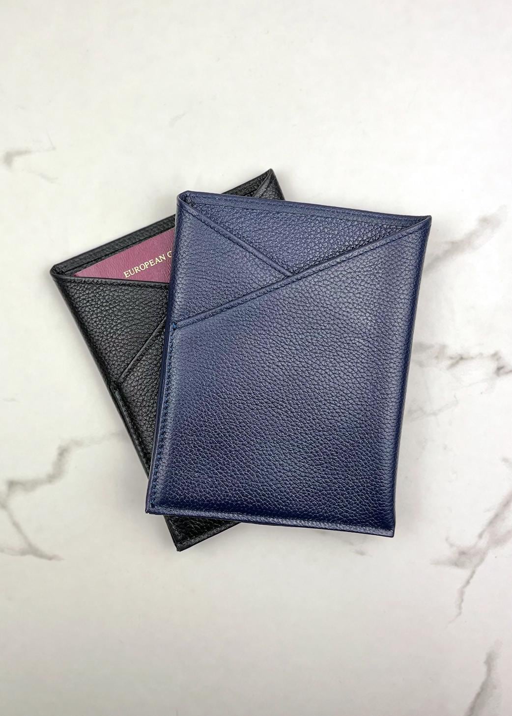 Personalised Leather Family Passport Case (fits 4 passports) Dual Citizenship, Couples Travel, Genuine Leather