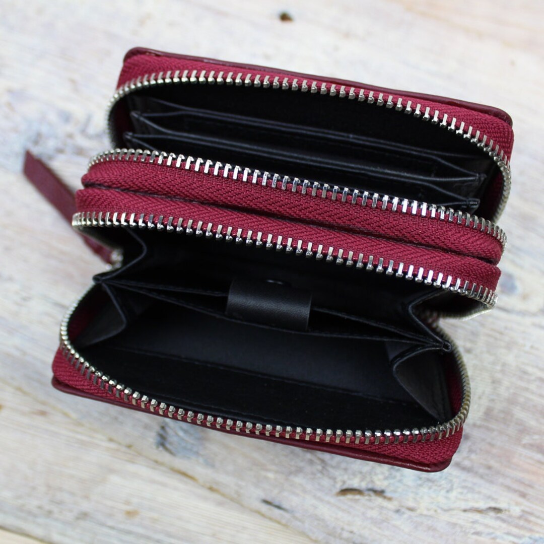 JILLSTUART ★Coin Purse Black Leather Card Holder★大人気 Leather card holder, Black - Sisley