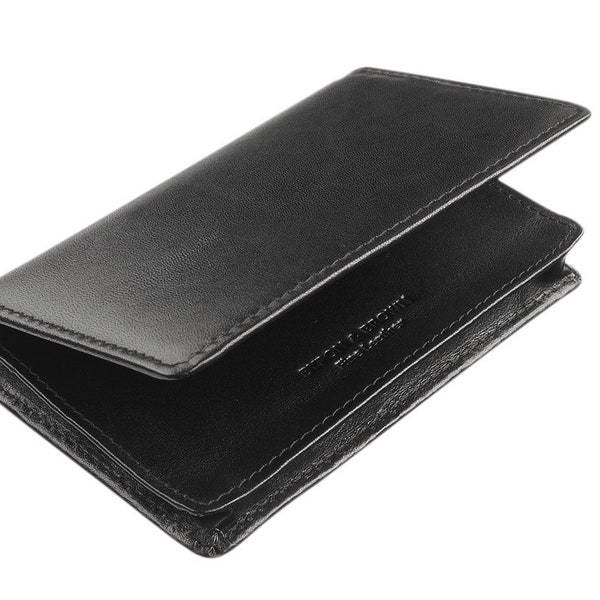 Personalised Leather Business Card Holder