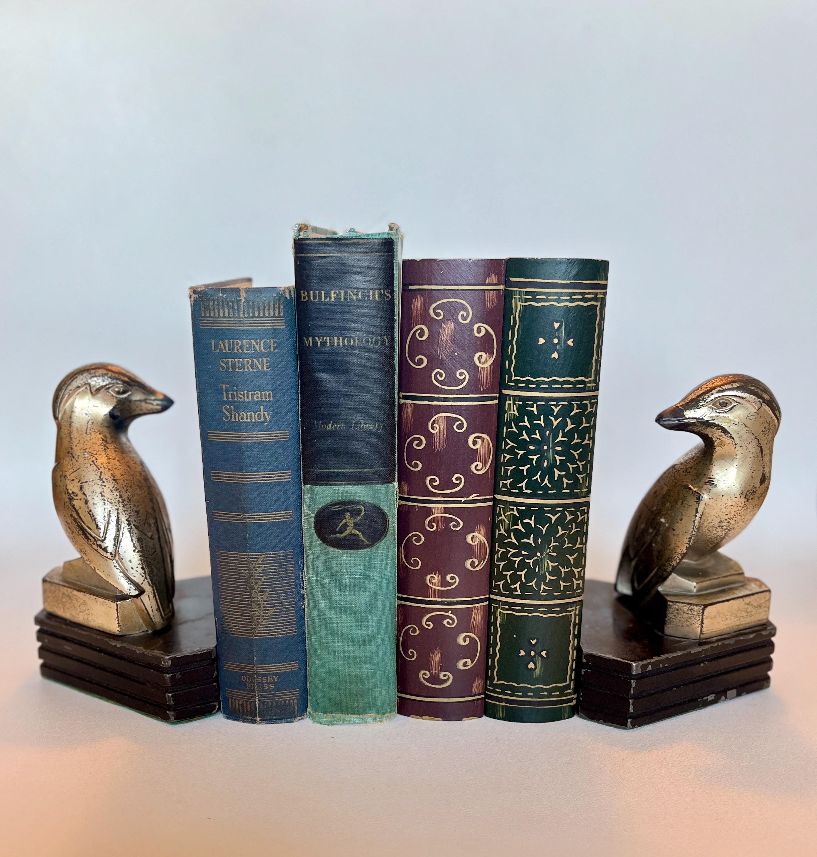 Vintage Penguin Bookends - Etsy