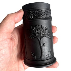 Black wedgewood vase - Etsy 日本