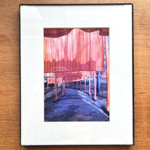 CHRISTO The GATES Foto originale e campione di tessuto, mostra NYC Central Park 2005