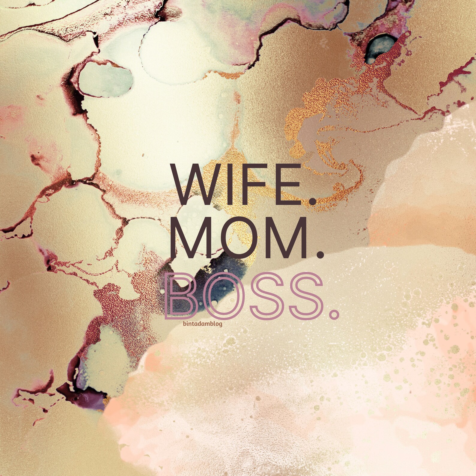 Wife Mom Boss Phone Wallpaper Instant download | Etsy