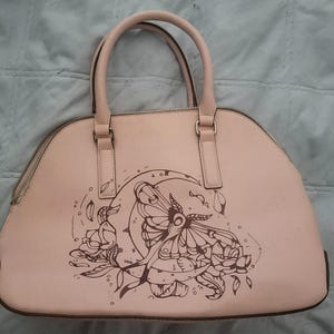 Custom hand painted bag