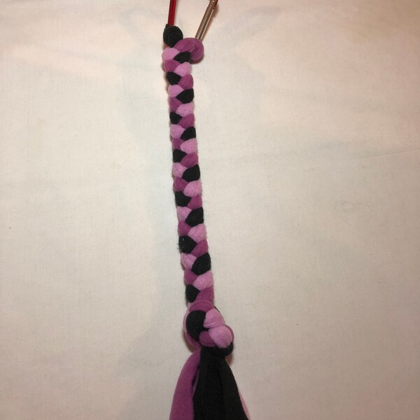 Assistance Dog Door/Drawer/Appliance Tug Pull in Fuchsia, Lilac, and Black
