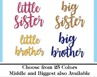 Big Sister Iron On | Etsy