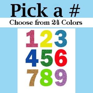 Iron On Bold Number vinyl Iron On Decal Pick your Varsity Number Birthday Number decal Sports Heat Transfer No Sew