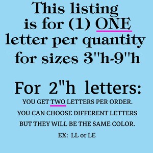 Single Letter Print Font Vinyl IRON ON One Capital letter Monogram decal heat transfer Non-cursive Choose your Color Glitter or Matte image 6