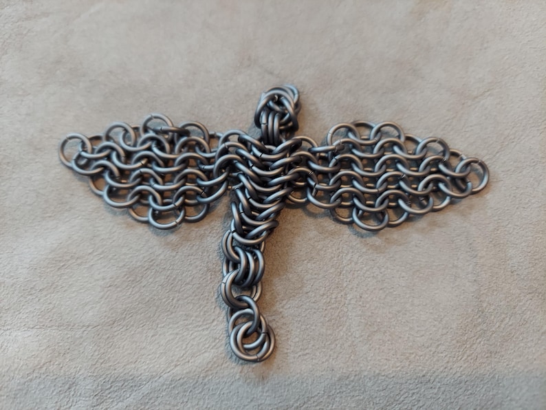 Chain Mail Dragon-fidget Keychain - Etsy