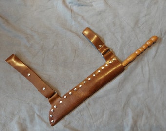 Leather Wand Belt Holster