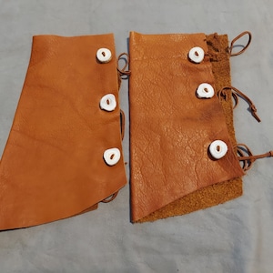 Pair of Leather Archery Bracers