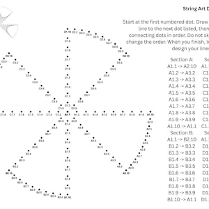 String Art Worksheet Bundle | Curve Stitching Math Templates | 4 Equal ...