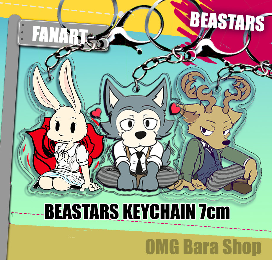 Fanart Beastars Keychains Etsy