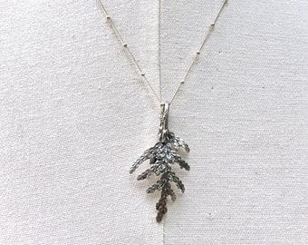 Leaf, leaf necklace