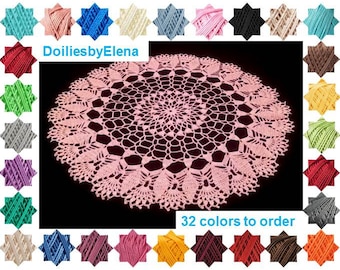 Crochet doily - crochet doilies - Home decor - White crochet doily - Handmade tablecloth