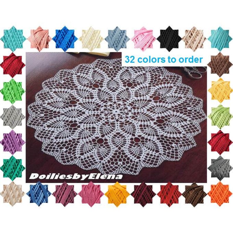 Crochet Doily Crochet Doilies Large Doily Home Decor White Crochet