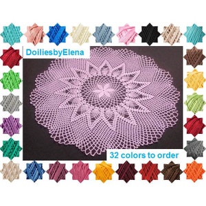 Crochet doily - crochet doilies - large doily - Home decor - White crochet doily - Handmade tablecloth