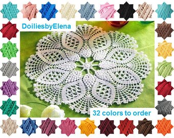 Crochet doily - crochet doilies - Home decor - White crochet doily - Handmade tablecloth