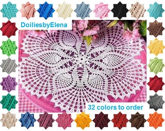 Crochet doily - crochet doilies - Home decor - White crochet doily - Handmade tablecloth