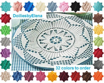 READY TO SHIP Crochet doily - crochet doilies - Home decor - White crochet doily - Handmade tablecloth