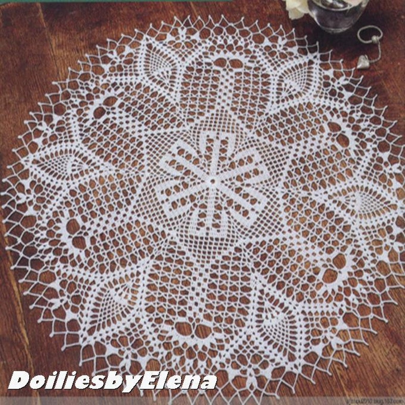 crochet doilies Home decor large doily Handmade tablecloth White crochet doily Crochet doily