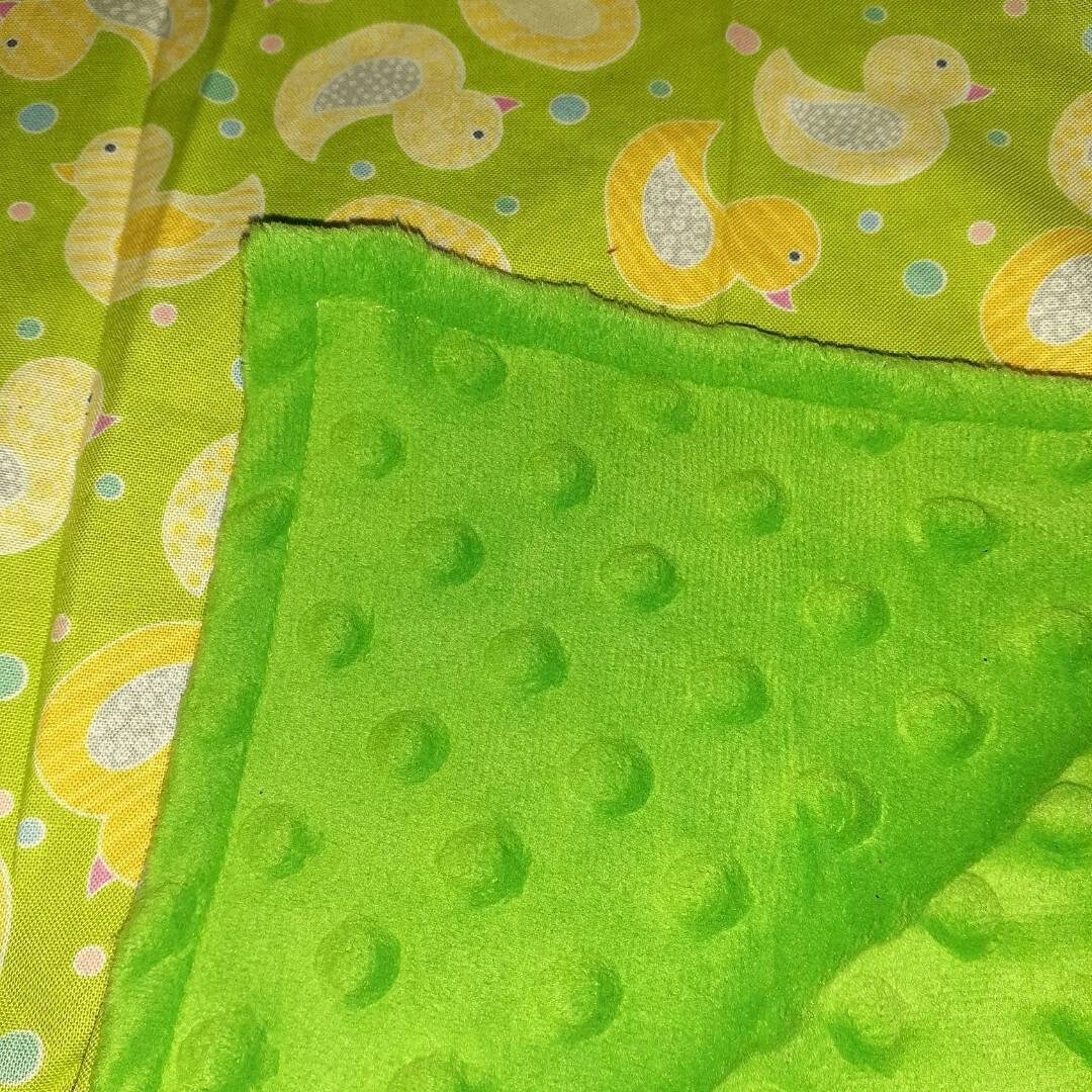 Yellow Rubber Duck Baby Blanket , Minky ,cotton Etsy
