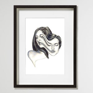 Head 008 23 - Metallic Limited Edition Signed Fine Art Print