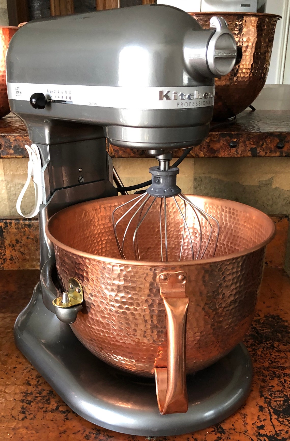 Replacement Mixing bowl for Kitchenaid Mixer Hammered Copper Etsy