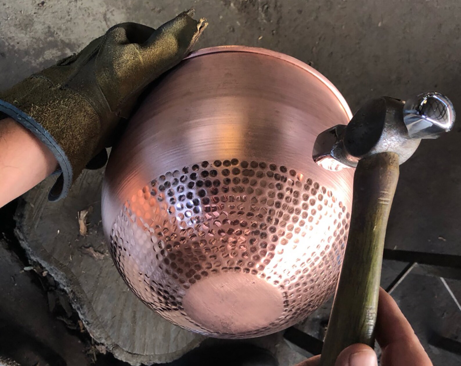 Replacement Mixing bowl for Kitchenaid Mixer Hammered Copper Etsy