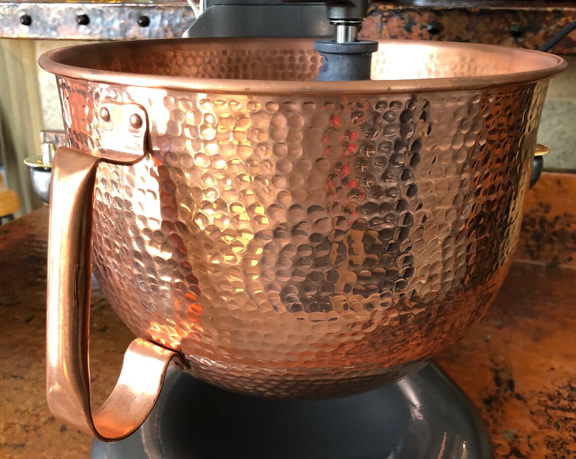 Replacement Mixing bowl for Kitchenaid Mixer Hammered Copper Etsy
